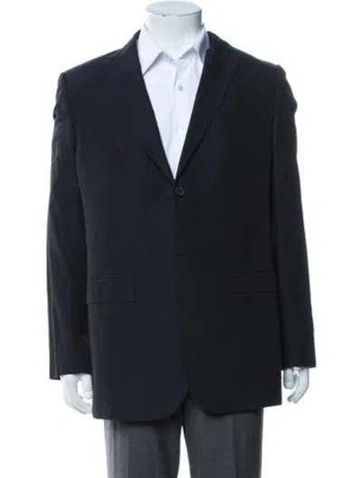Pre-owned Jil Sander Striped Blazer In Black