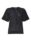 Jil Sander Tassel-detailed Short-sleeved Top