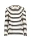 Jil Sander Horizontal Stripe-print Sweatshirt In Gray