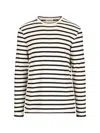 Jil Sander Horizontal Stripe-print Sweatshirt In Gray