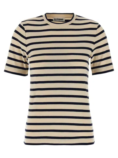 JIL SANDER JIL SANDER STRIPED T-SHIRT