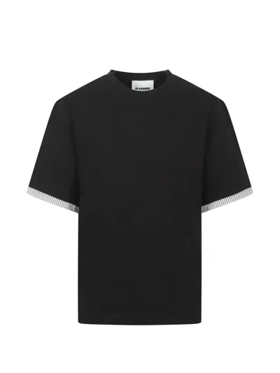 Jil Sander Light Dry Compact T-shirt In Blue