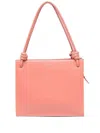 Jil Sander Structured Rectangular Shoulder Bag In Pink