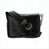 Jil Sander Structured Shoulder Bag With Embossed Crocodile Pattern In Black