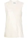 Jil Sander Textured Jersey In Nude