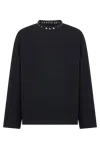 Jil Sander Long Sleeve T Shirt Featuring Studs In Black