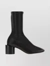 Jil Sander Stylish Ankle Boots Block Heel In Black