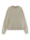 Jil Sander Sweatshirt With Logo Patch In Black