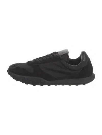 Pre-owned Jil Sander Suede Athletic Sneakers In Black