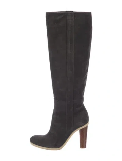 Pre-owned Jil Sander Suede Boots In Black