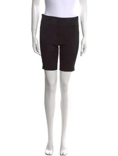 Pre-owned Jil Sander Suede Knee-length Shorts In Black