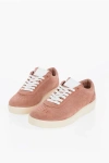 Jil Sander Suede Low-top Sneakers With Rubber Sole