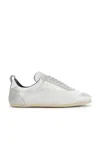 Jil Sander Suede Sneaker In Silver