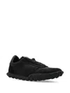 Jil Sander Black Fabric And Suede Moon Sneakers In Schwarz