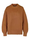 Jil Sander Brown Wool Sweater In Marrón