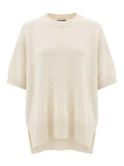 Jil Sander Sweater In Neutral