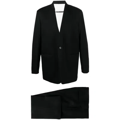 Jil Sander Suits In Black