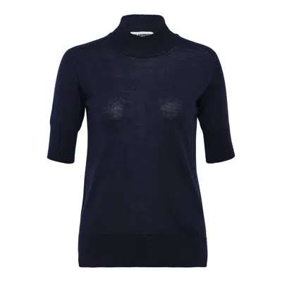 Jil Sander Superfine Cashmere Sweater In Black