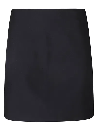 Jil Sander Black Slim-fit Mini Skirt In 001 Black