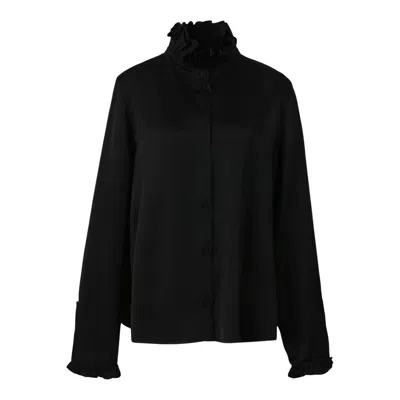 Jil Sander Sustainable Fluid Shirt In Black