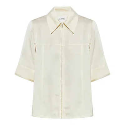 Jil Sander Sustainable Fluid Shirt In White
