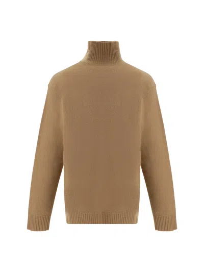 Jil Sander Sweater In Brown