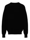 Jil Sander Black Cashmere Sweater In Black