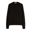 Jil Sander Crewneck Long-sleeved Jumper In Black