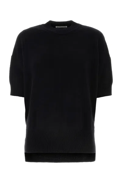 Jil Sander Sweater Cn Ss-l Nd  Female In Black