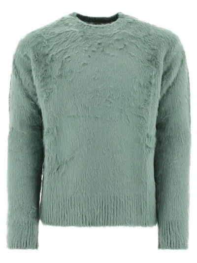Jil Sander Sweater Featuring Ribbed Hem And Cuffs In Green