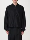 Jil Sander Zip-up Long-sleeved Bomber Jacket In Schwarz