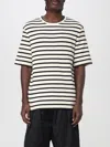 Jil Sander Striped T Shirt In White