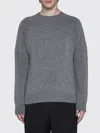 Jil Sander Luxurious Wool And Alpaca Blend Sweater With Regular Fit And Sophisticated Texture In Grey