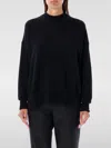 Jil Sander Oversized Cashmere Crew Neck Knit In Schwarz
