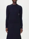 Jil Sander Woman Sweater Navy Blue Size 2 Wool In Blue