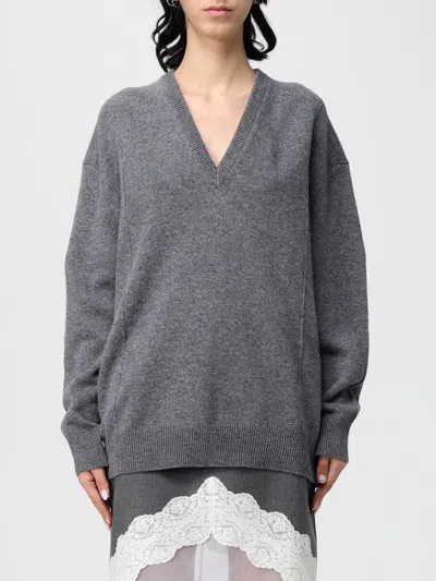 JIL SANDER SWEATER JIL SANDER WOMAN COLOR GREY,H36744020
