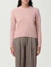 Jil Sander Long Sleeve Sweater Powder Pink In Pink