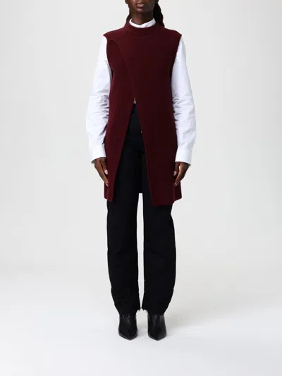Jil Sander Sweater  Woman Color Red In Burgundy