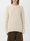 Jil Sander Mohair And Wool-blend Sweater In Weiss