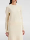 Jil Sander Wool Crewneck Pullover In Weiss