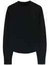 Jil Sander Cashmere Crew Neck Sweater In Black