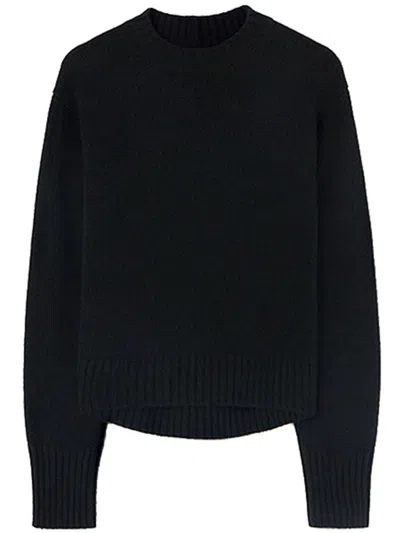 Jil Sander Jumper Rn Ls Clothing In Black