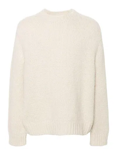 Jil Sander Sweater In White