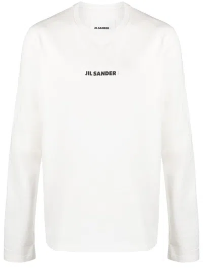 Jil Sander Optical White Cotton T-shirt
