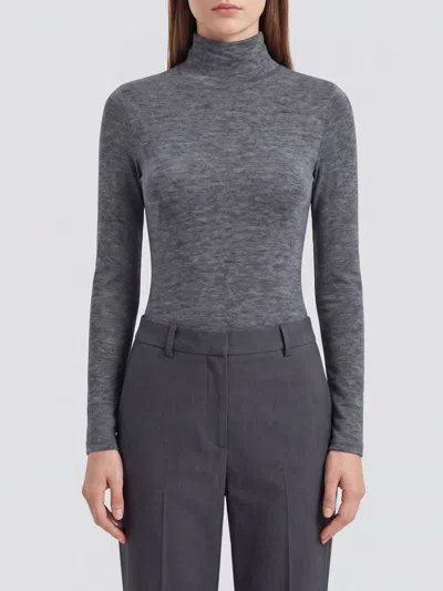 Jil Sander Sweater Woman Color Charcoal In Multi