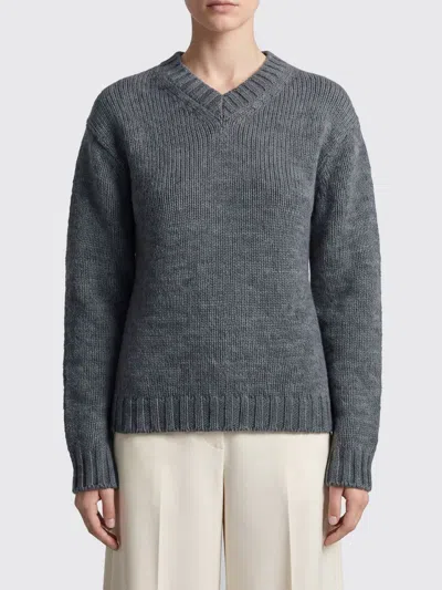 Jil Sander Sweater Woman Color Grey In Gray