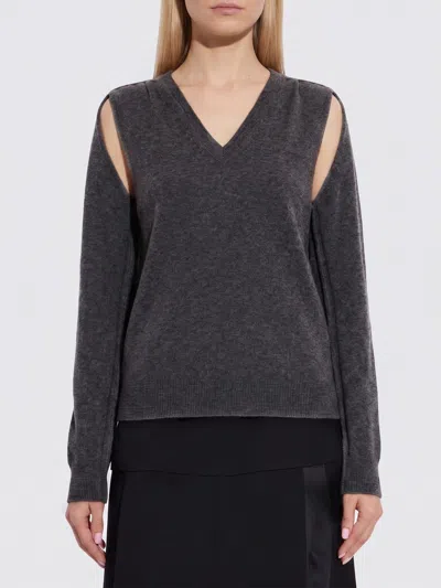 Jil Sander Sweater Woman Color Grey In Gray