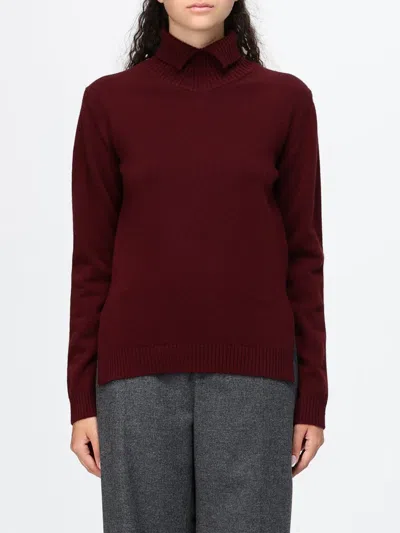 Jil Sander Sweater Woman Color Cherry In Red