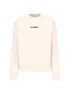 Jil Sander Logo Print Crewneck Sweatshirt