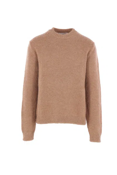 Jil Sander Sweaters In Brown